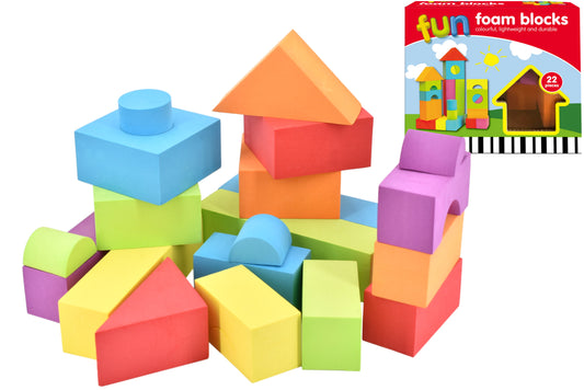 EVA FUN FOAM BLOCKS 22 PCE