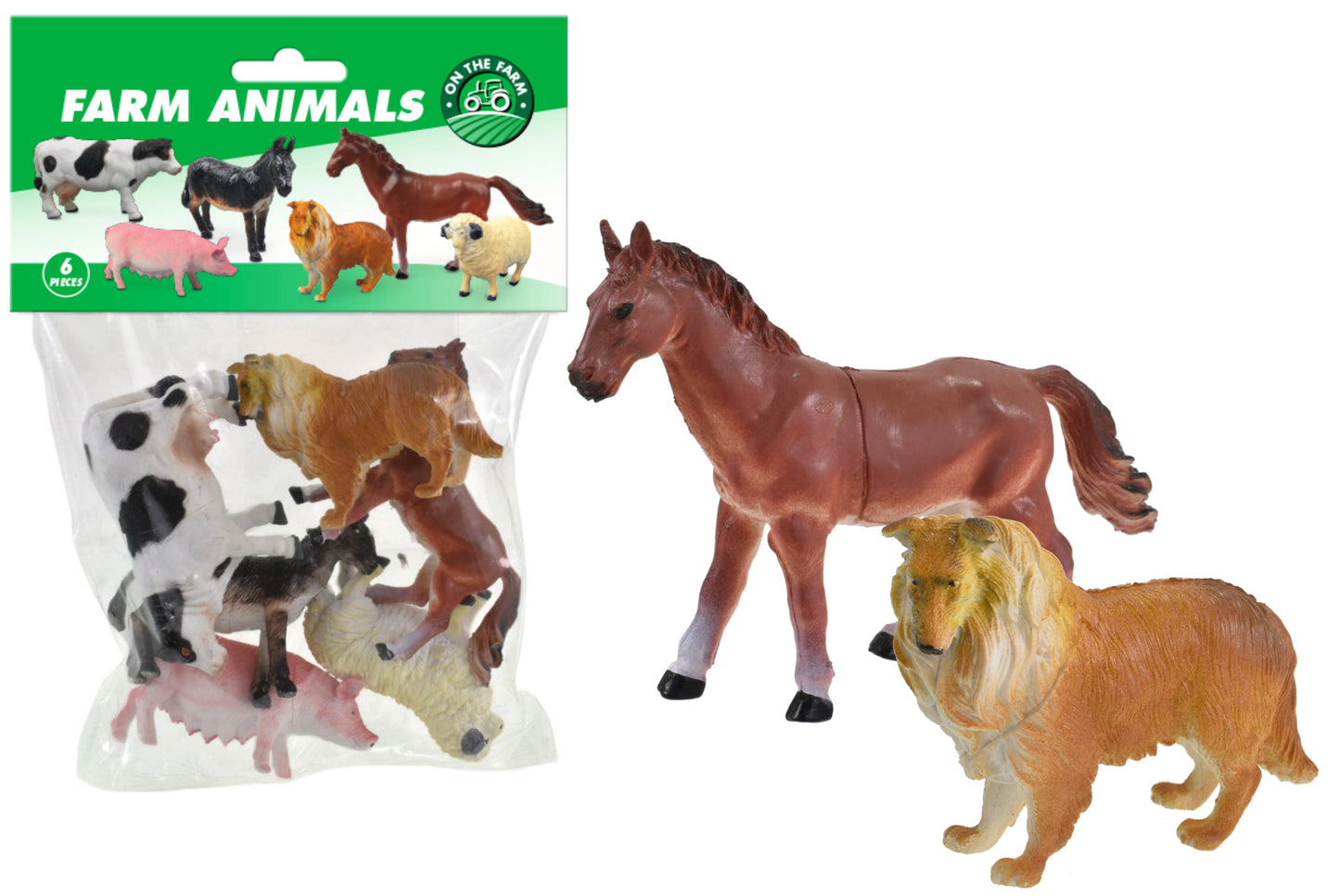 FARM ANIMALS 6 PIECES