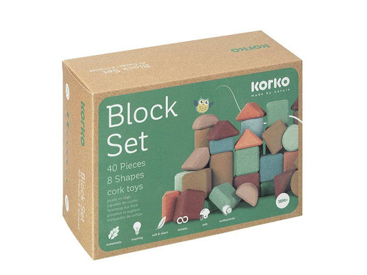 Tall Architects Cork Block Set