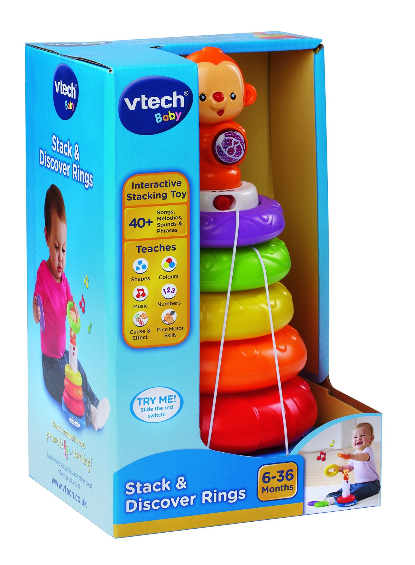 VTECH STACK AND DISCOVER RINGS