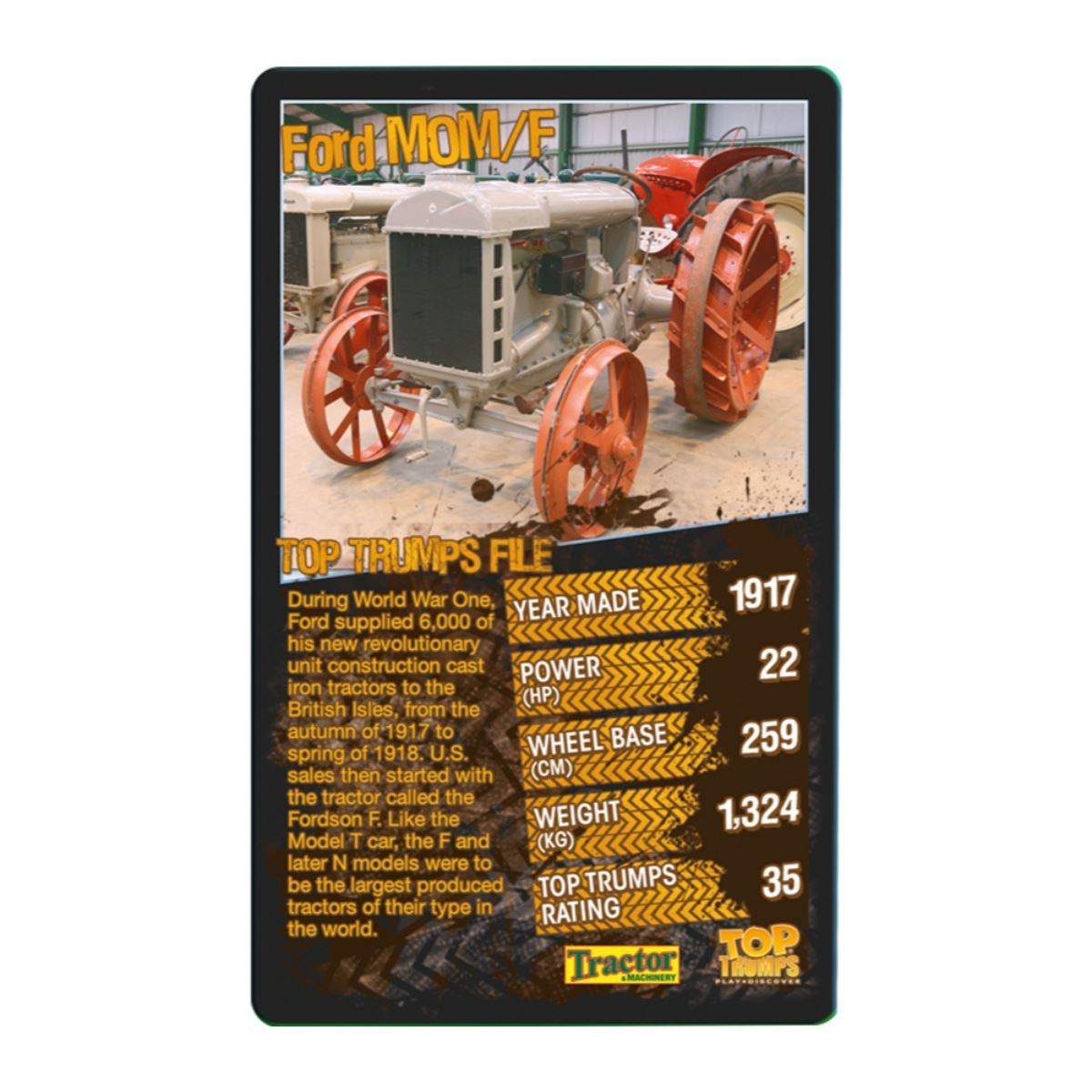 Top Trumps Tractors Card Game