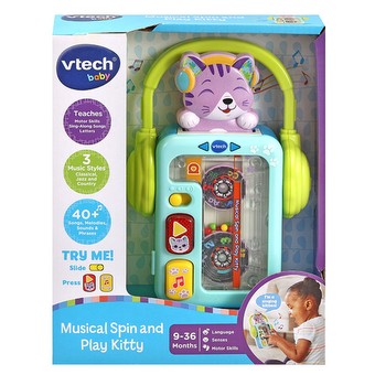 VTech Musical Spin & Play Kitty