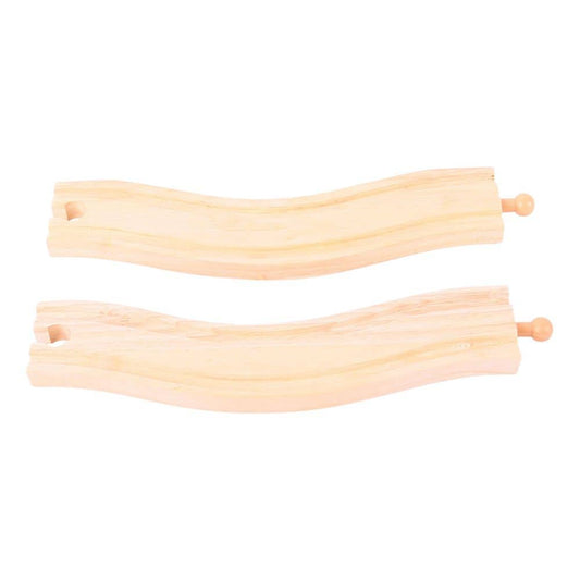 Bigjigs Wooden Wavy Train Track