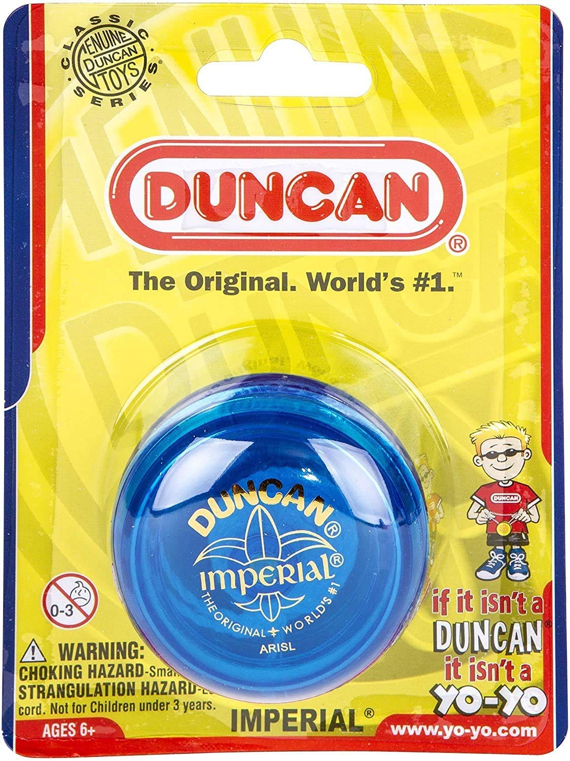 DUNCAN YO YO IMPERIAL *ASSORTED COLOURS