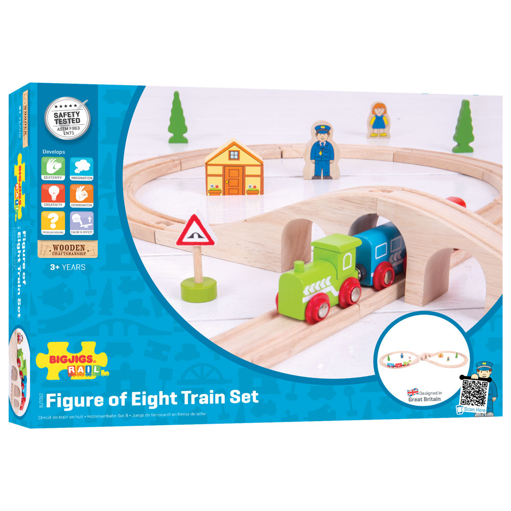 BigJigs Figure Of Eight Train Set