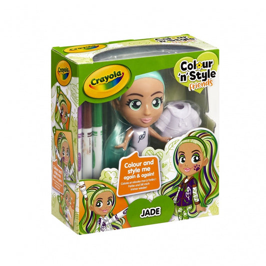 CRAYOLA COLOUR N STYLE JADE SET