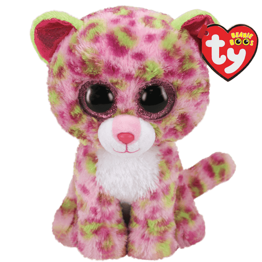 TY LAINEY LEOPARD BEANIE BOO 15CM