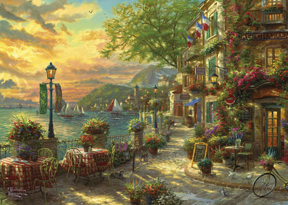 French Riviera Cafe 1000 Piece Jigsaw Puzzle