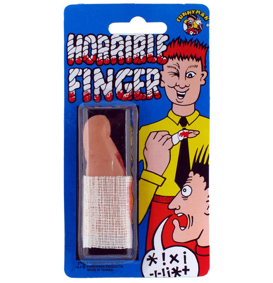 HORRIBLE BLOODY FINGER PRACTICAL JOKE