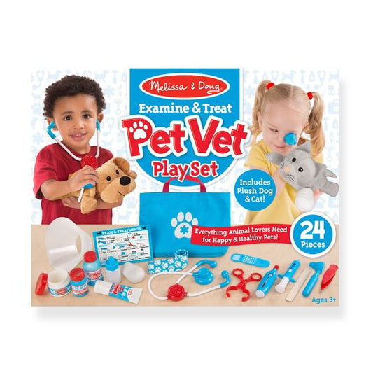 PET VET PLAY SET - EXAMINE & TREAT