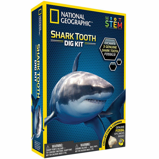 NATIONAL GEOGRAPHIC SHARK TOOTH DIG KIT