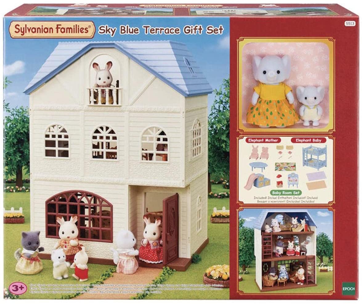 SYLVANIAN FAMILIES SKY BLUE TERRACE GIFT SET