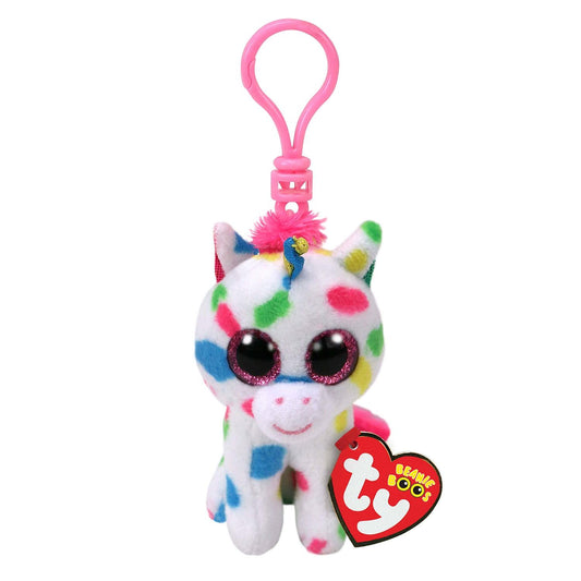 TY HARMONIE UNICORN - BOO - KEY CLIP